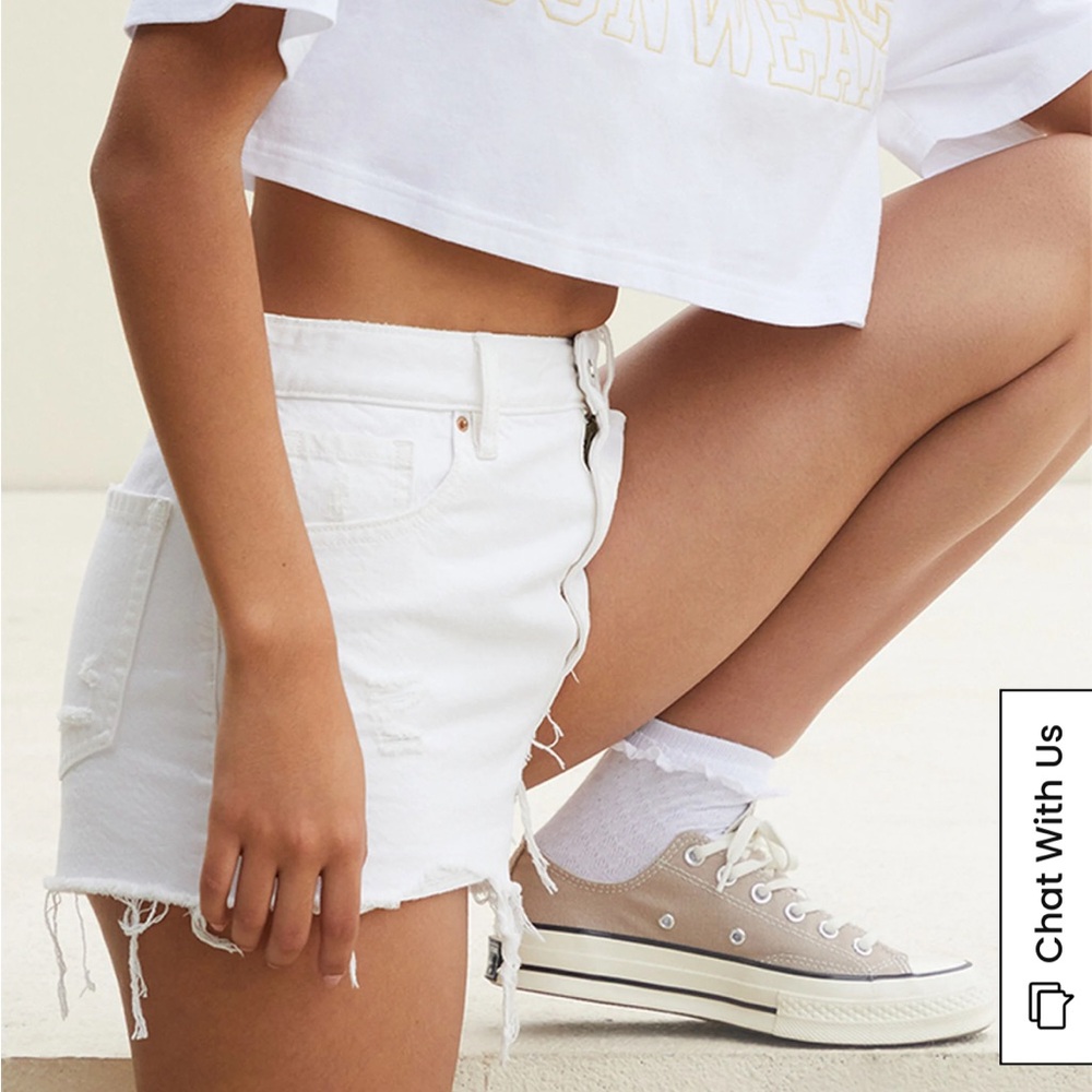 WHITE PACSUN JEAN SHORTS